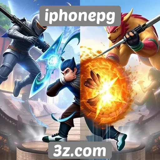 Comparativo de desempenho entre jogos do iphonepg